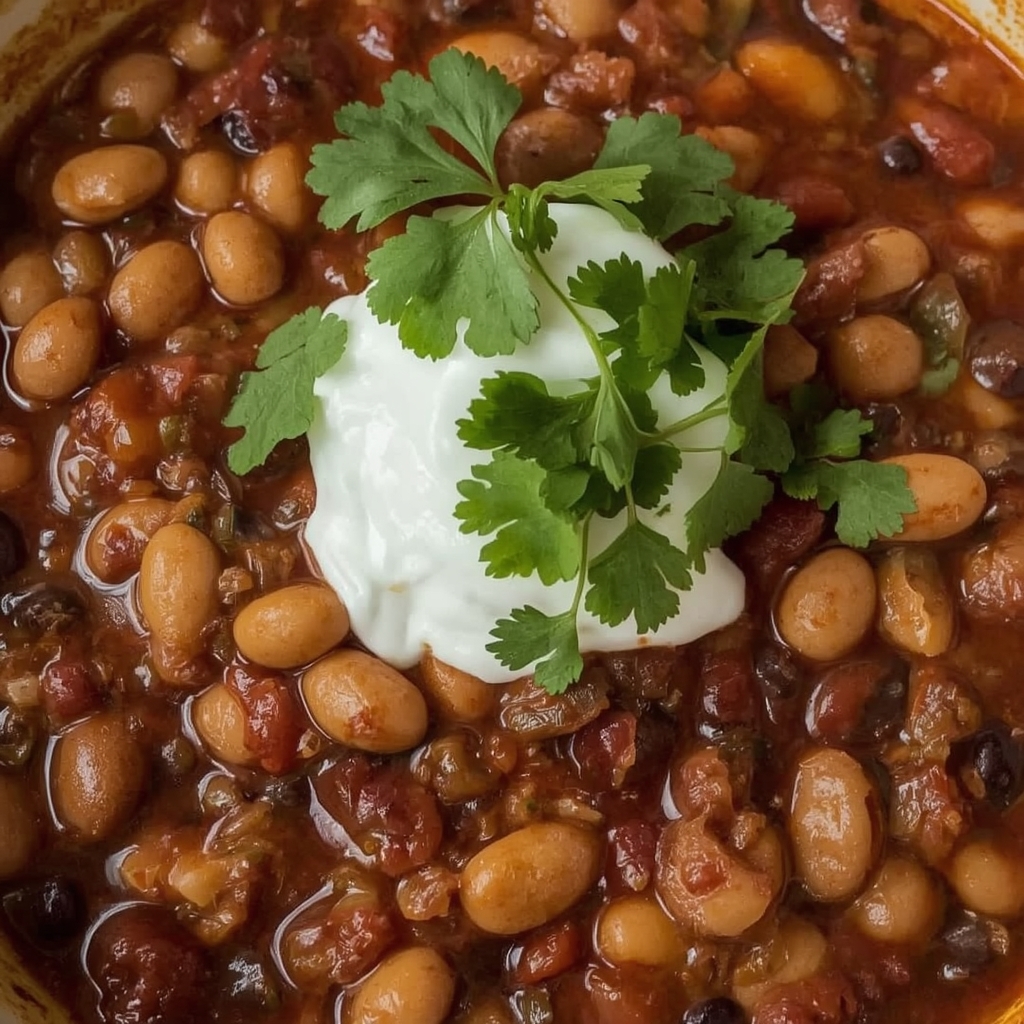 Herzhaftes Veganes Dreierlei-Bohnen-Chili - Einfaches Rezept auf ... Herzhaftes Veganes Dreierlei-Bohnen-Chili - Einfaches Rezept auf ...