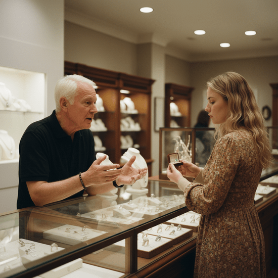 Una mujer vendió el anillo que le regaló su ex. Al verlo, el joyero descubrió una verdad oscura escondida.