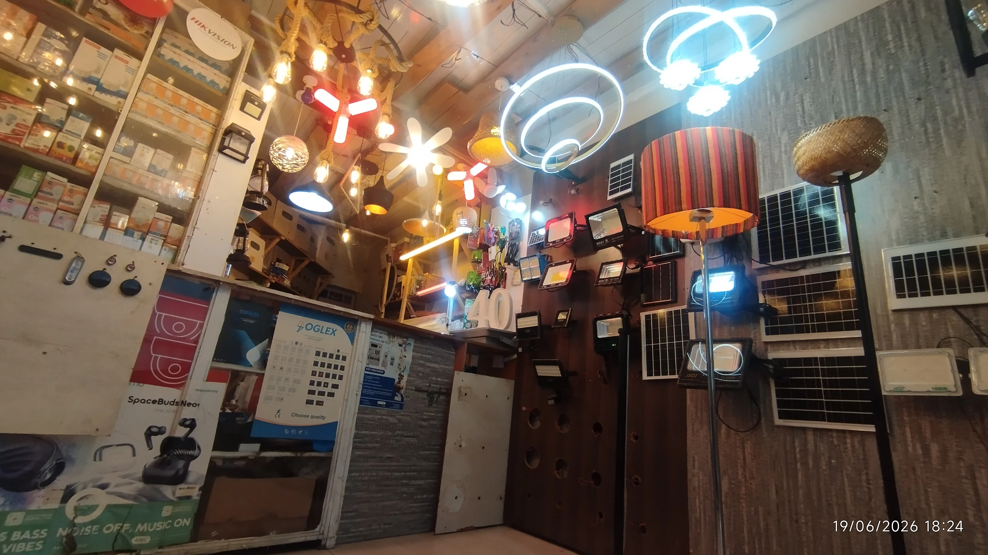 Glowlit lighting and electronics Storefront
