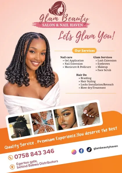 Glam Beauty Haven Salon Storefront