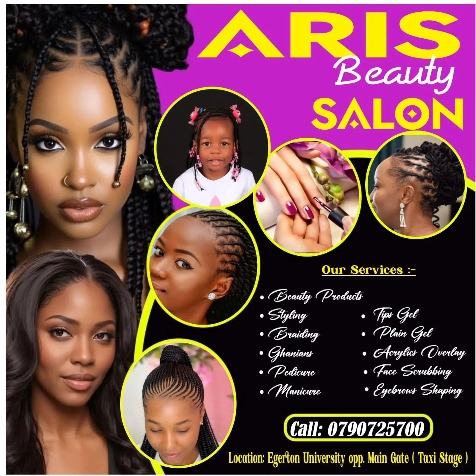 Aris Beauty Salon Storefront