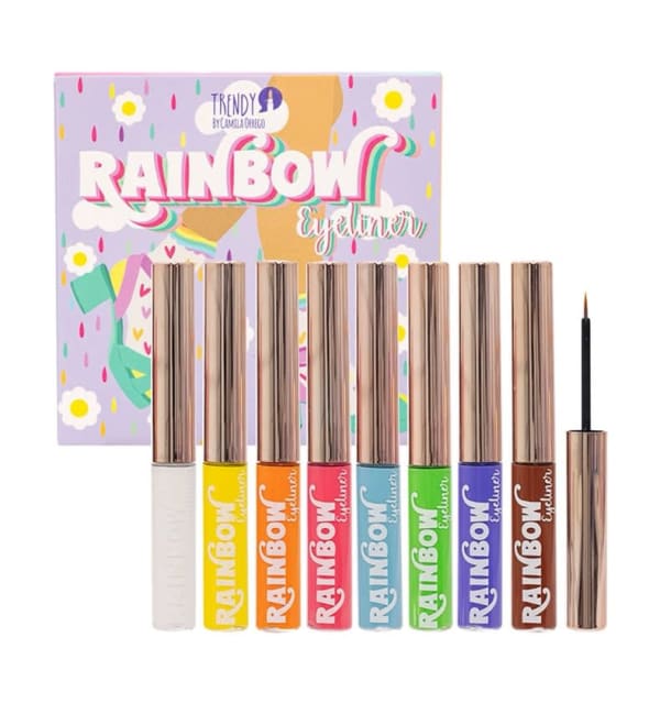 KIT DELINEADORES X8 RAINBOW TRENDY