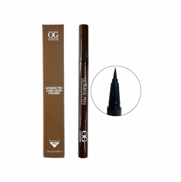 DELINEADOR PLUMÓN CAFÉ AQUA OG