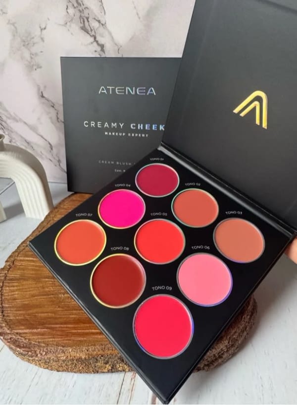PALETA DE RUBORES EN CREMA ATENEA
