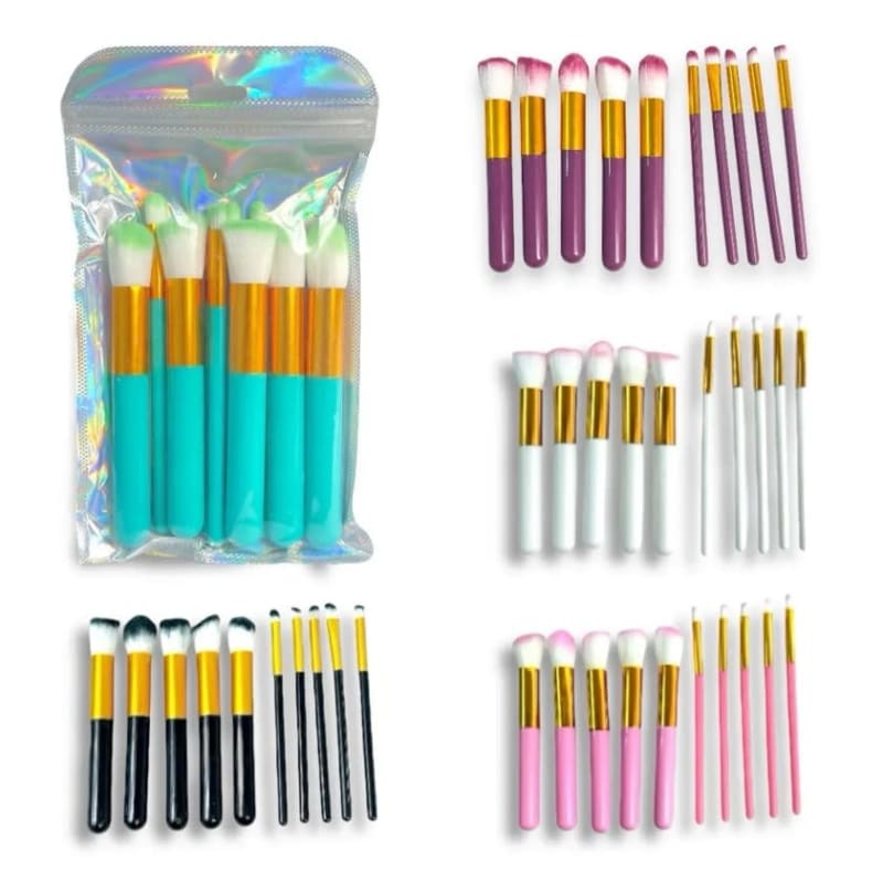 Kit brochas kabuki x10