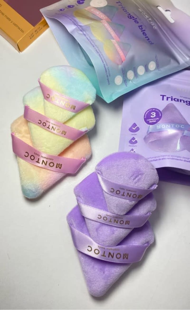 KIT X3 BORLAS TRIANGULARES MONTOC 