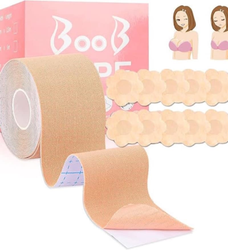 CINTA BOOB TAPE + 5 PARES CUBRE PEZÓN