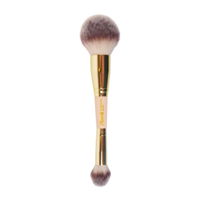 BROCHA DOBLE PURPURE POLVO - ILUMINADOR