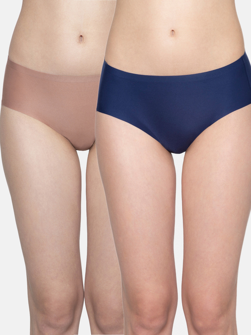 Triumph Stretty Skinfit 144 Bonded Waisband Seamless Hipster Brief - Pack of 2 Price in India