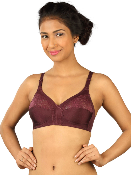 Triumph Claudette 103 Wireless Non Padded Full Coverage Support Classics Bra Price in India