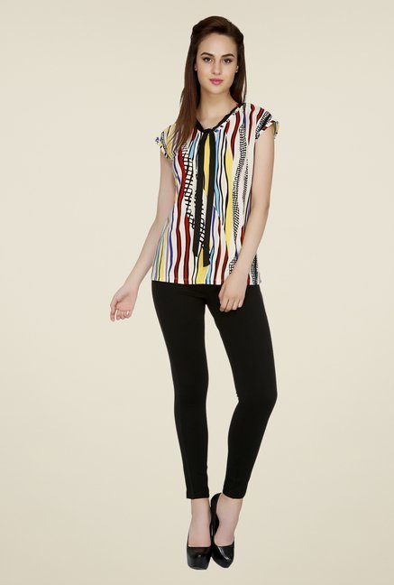 109 F Multicolor Printed Top Price in India