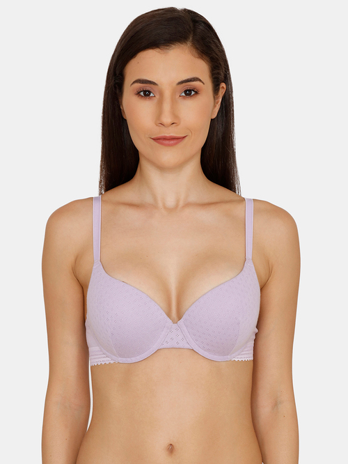 Zivame Purple Wired Padded Push Up Bra Price in India