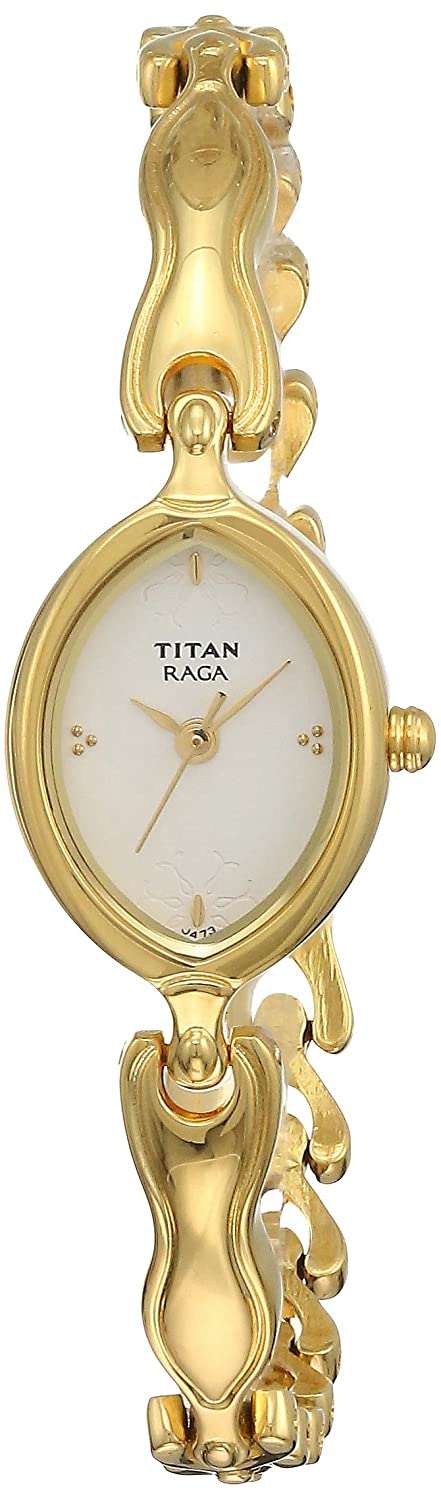 Titan Raga Analog White Dial Women's Watch -NL2370YM03 Price in India