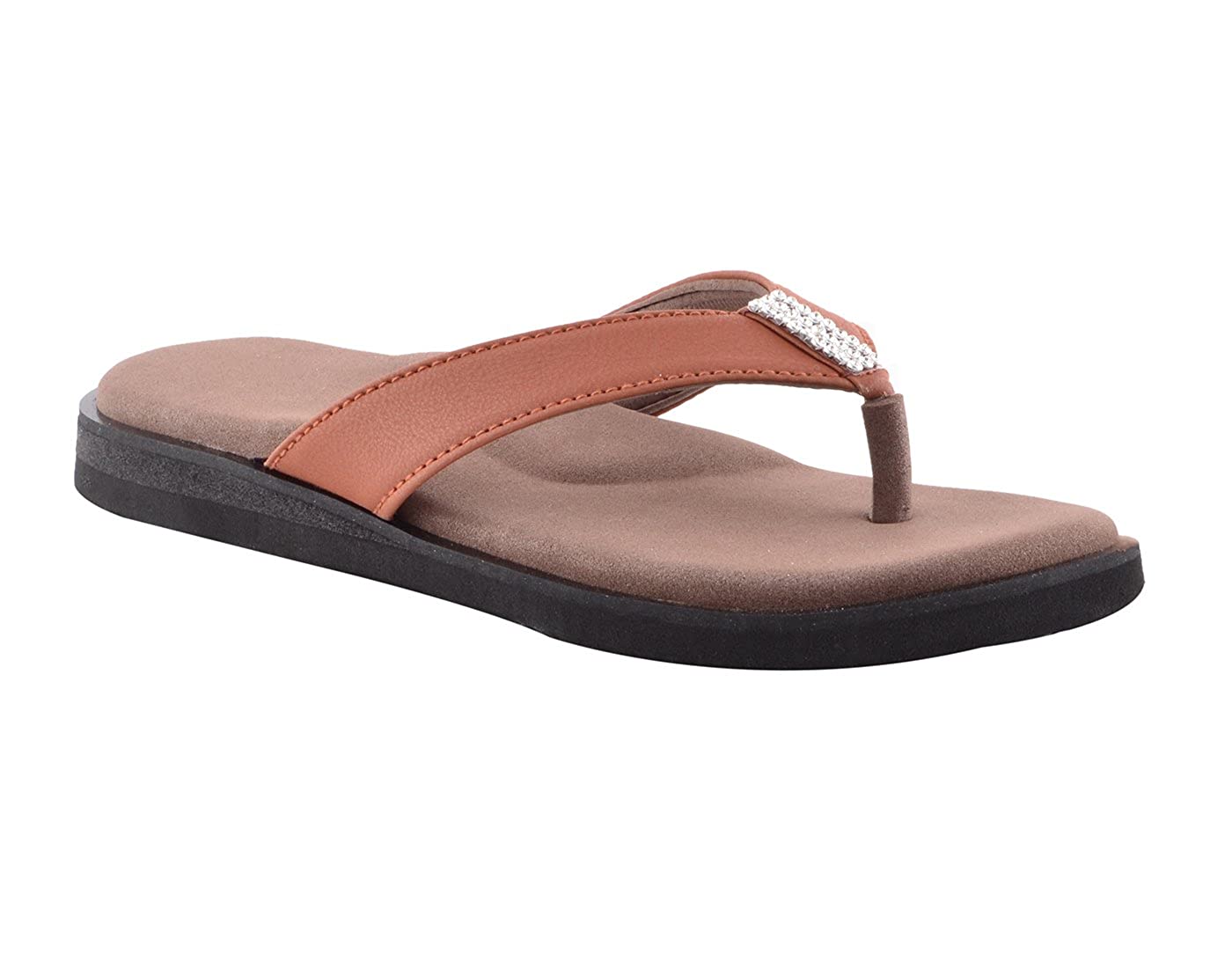 DIA ONE Orthopedic Sandal Rubber Sole MCP Insole Diabetic Footwear for Women (L.Cozy Sticker Dia_73_70_68) Price in India
