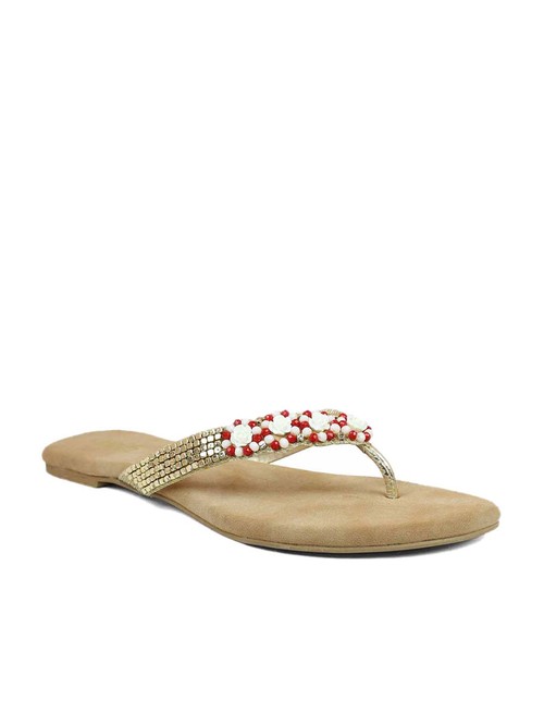 Inc.5 Golden Thong Sandals Price in India