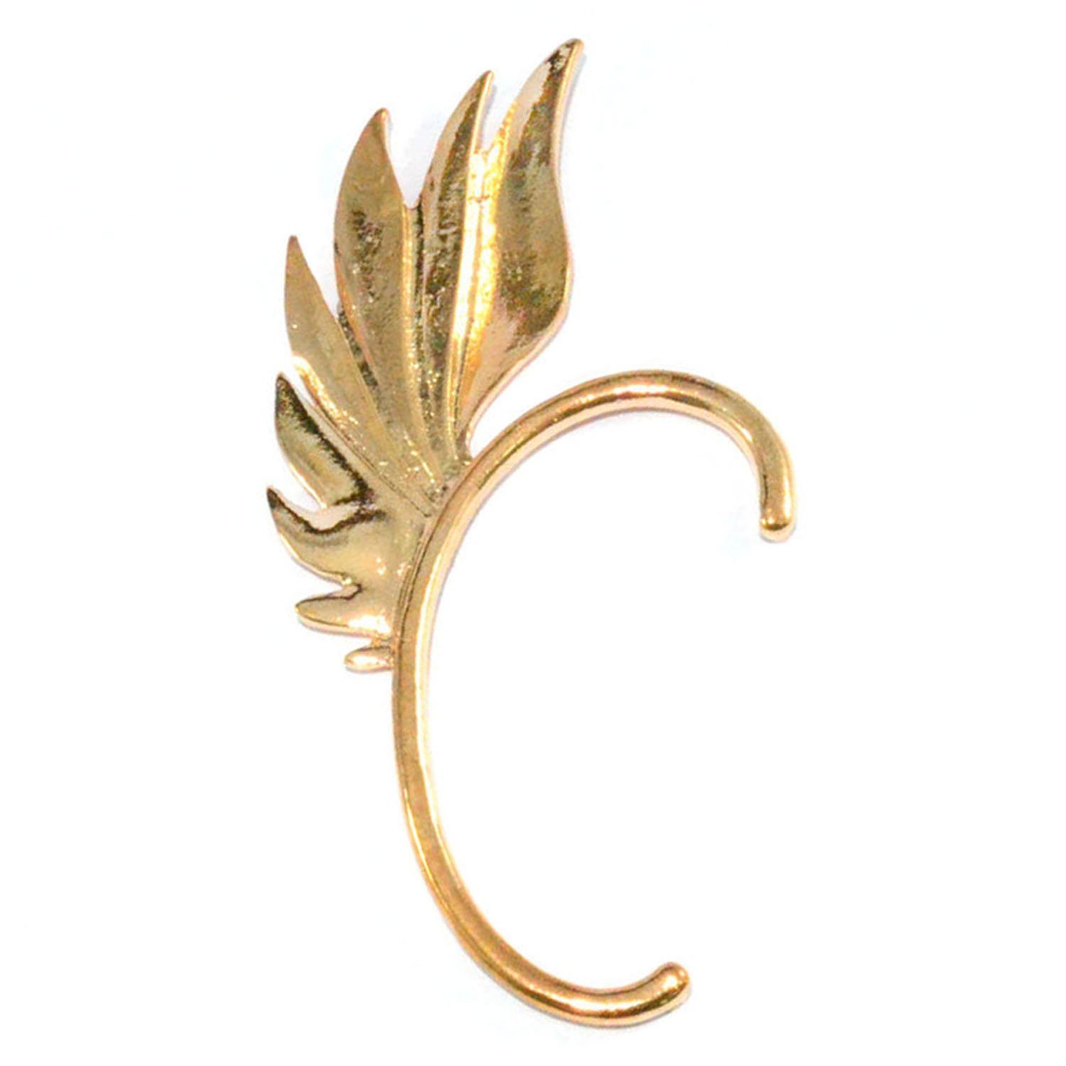 Crunchy Fashion Golden Wing Ear Cuff (single piece) for Women Price in India