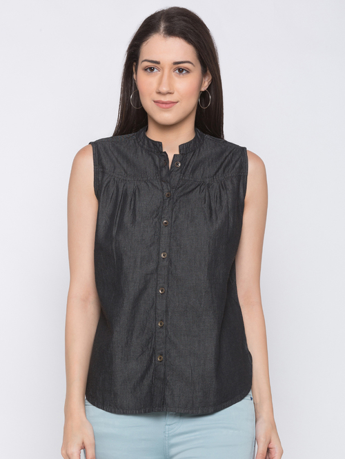 Globus Black Regular Fit Shirt Price in India