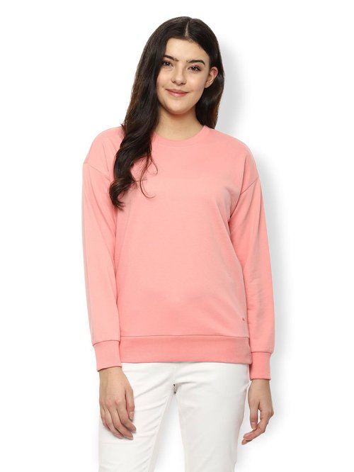 Van Heusen Peach Regular Fit T-Shirt Price in India