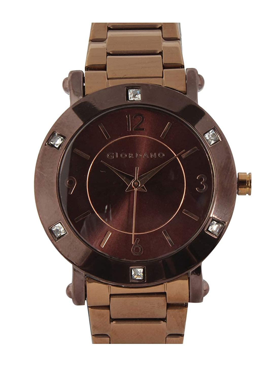 Giordano Analogue Brown Colour Women's Watch with Brown Band Price in India