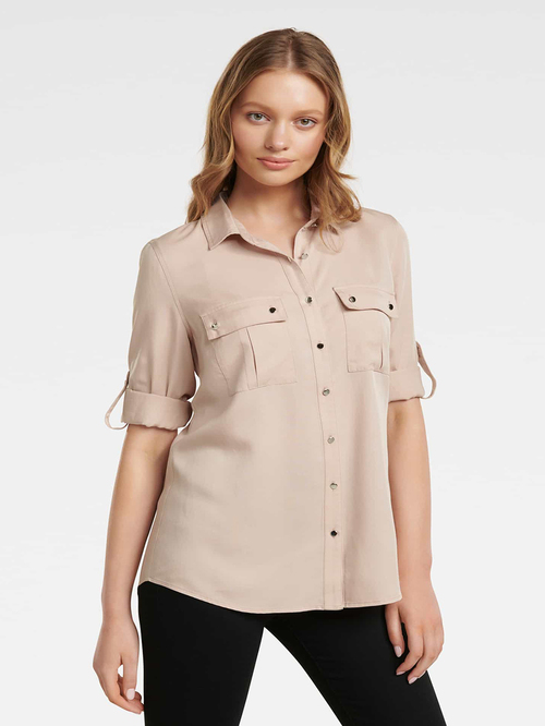 Forever New Rosy Blush Relaxed Fit Shirt Price in India