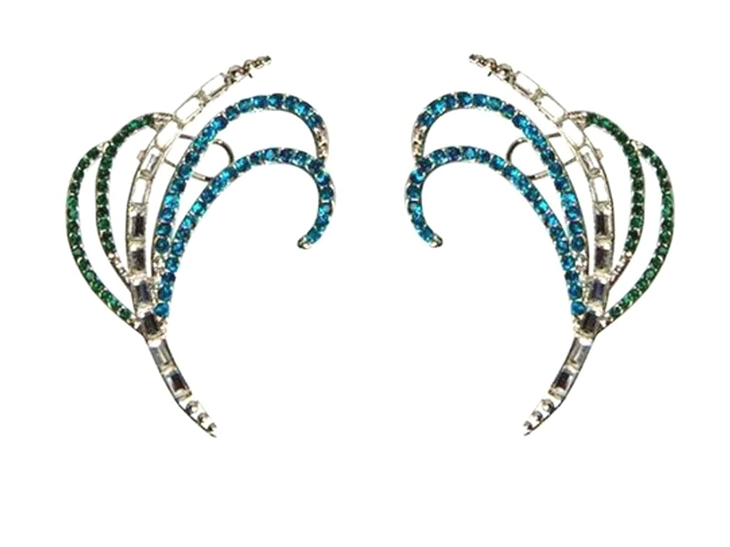 Crunchy Fashion Blue Cuff Earring for Women Price in India