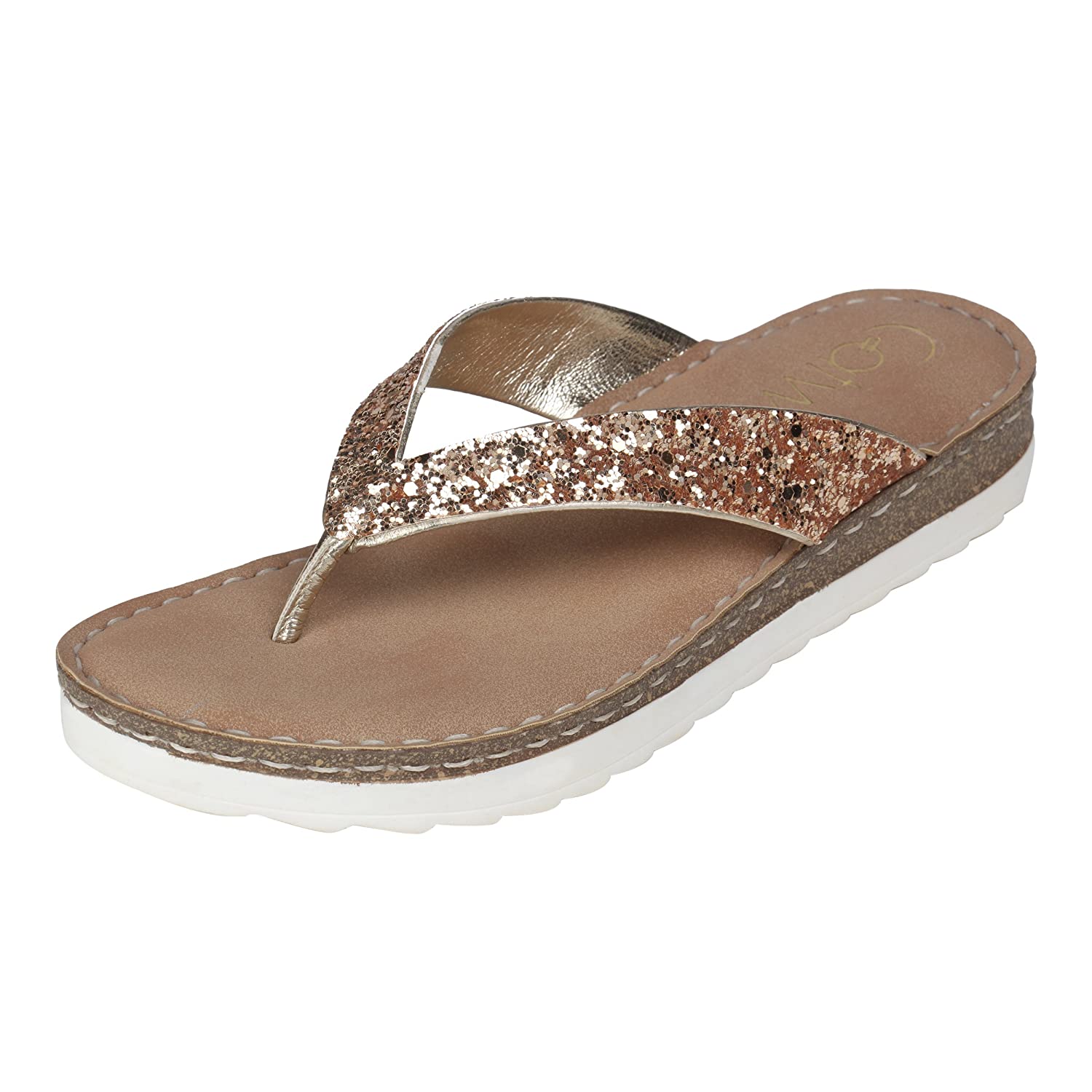 Catwalk Women's Glitter Detail Slip Ons Price in India