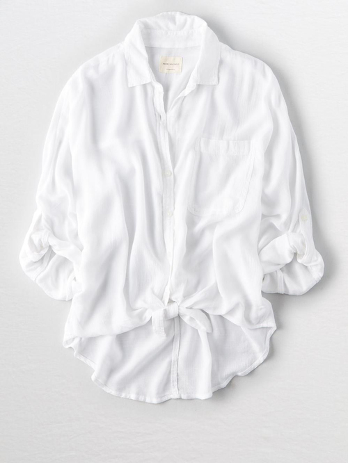 American Eagle Outfitters White Shirt Price in India