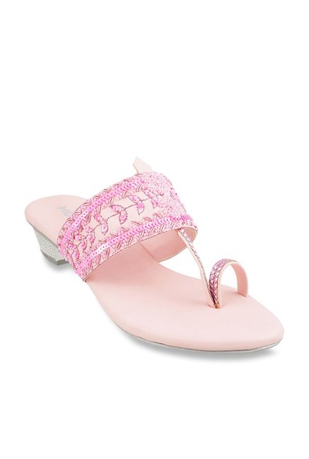 Mochi Pink Toe Ring Sandals Price in India