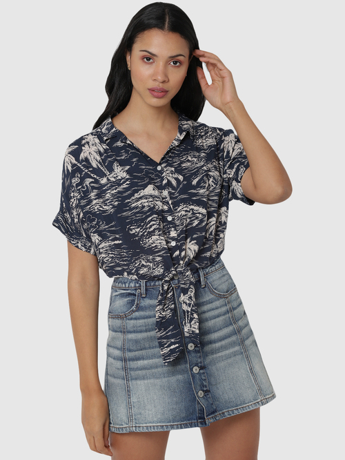 American Eagle Outfitters Blue Shirts Price in India