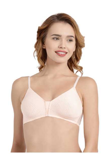 Enamor Pink Non-Wired Plunge Bra Price in India