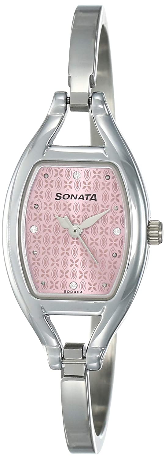 Sonata Analog Pink Dial Women's Watch -NL8114SM01 / NL8114SM01 Price in India