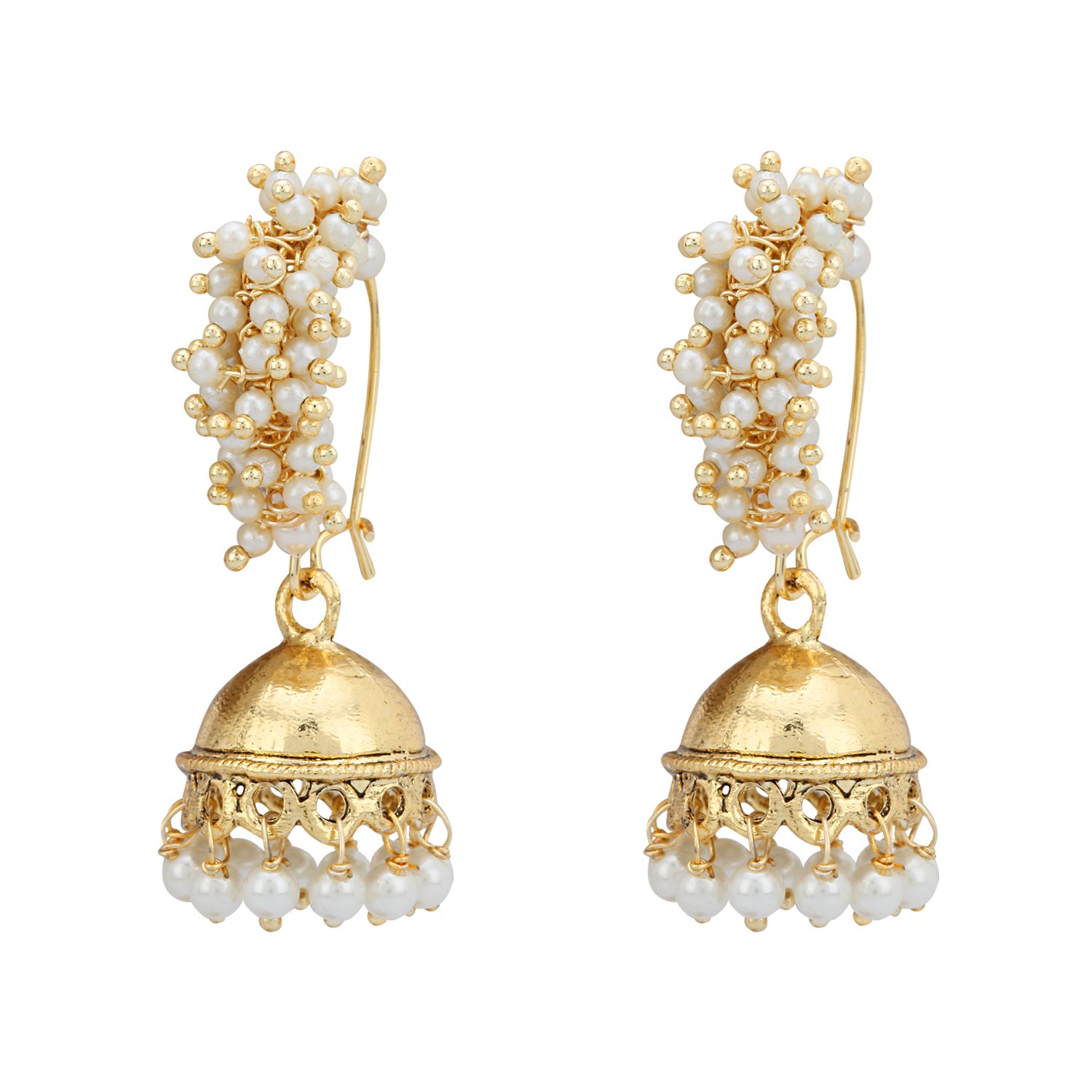 Stylepotion 22K Gold Plated Pearls Jhumki for Women Price in India