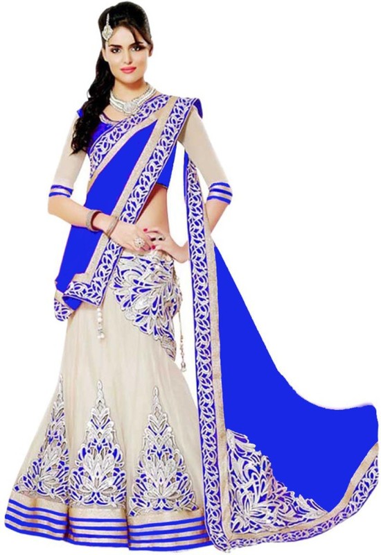 Embroidered Semi Stitched Lehenga Choli Price in India