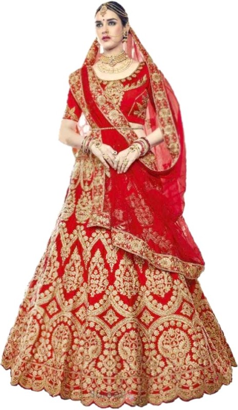 Self Design Semi Stitched Lehenga Choli Price in India