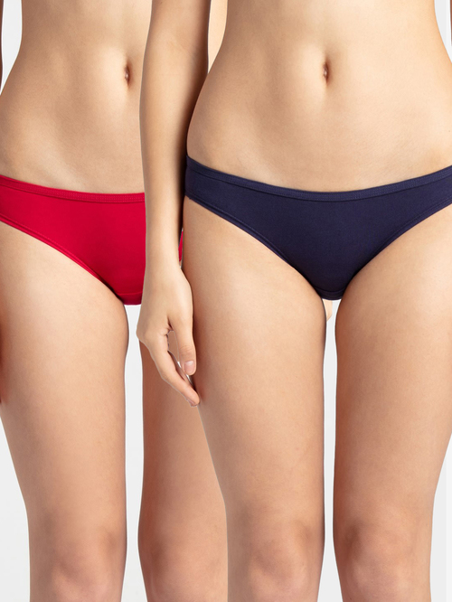 Multicolor Cotton Pack of 2 Thong Panties, Size: Medium at Rs 50