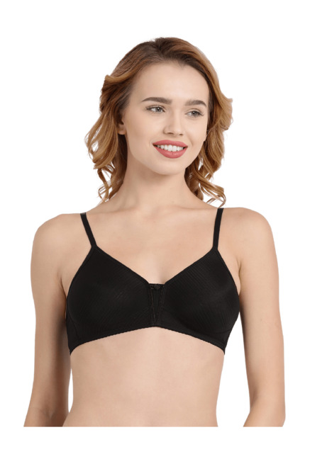 Enamor Black Non-Wired Plunge Bra Price in India