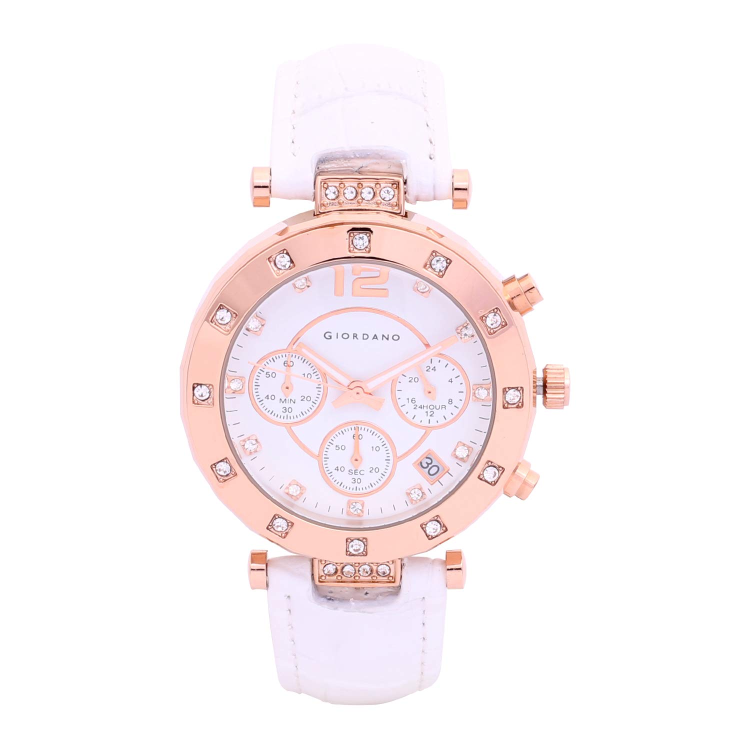 Giordano Chronograph White Dial Women's Watch Price in India