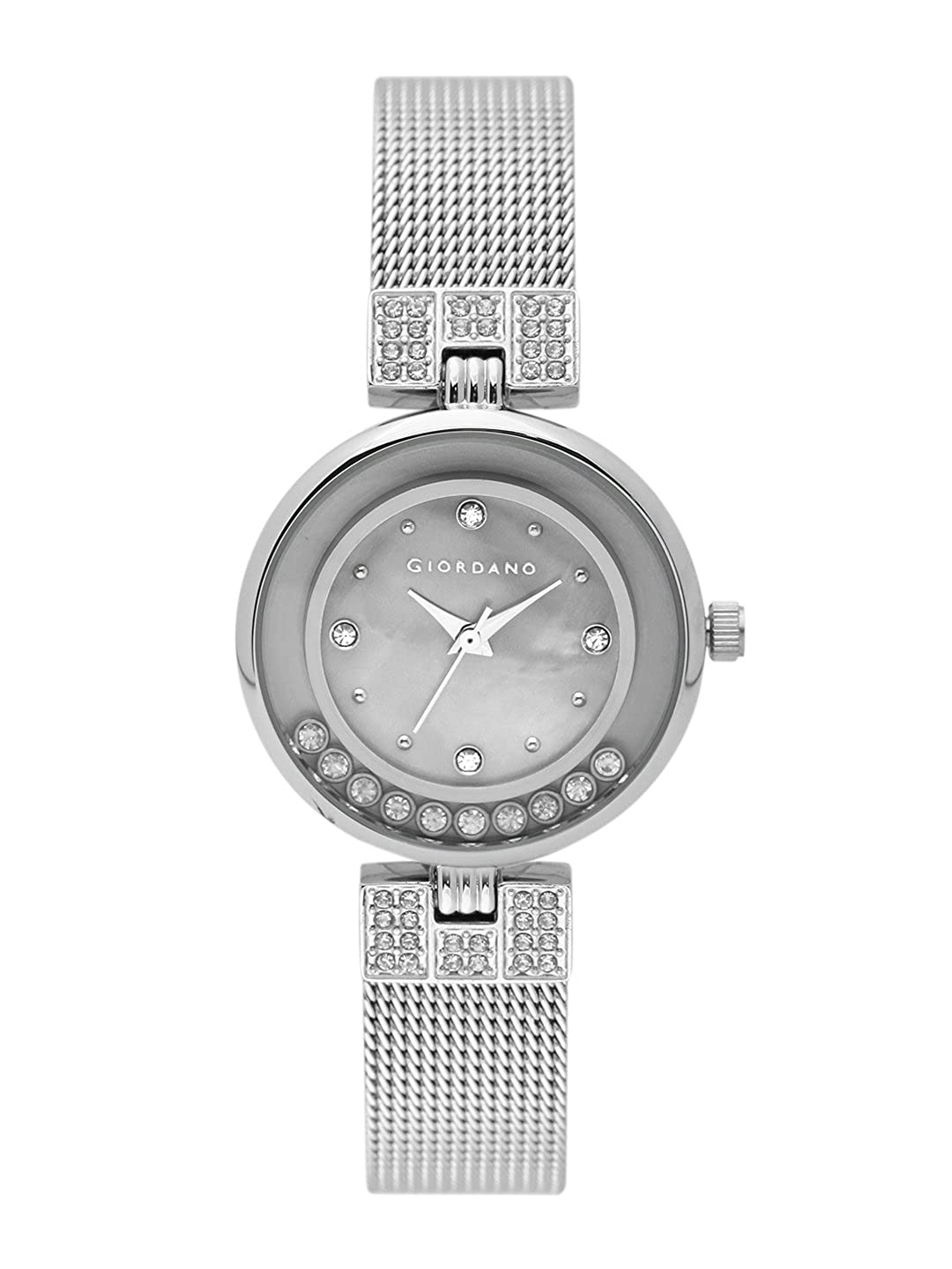 Giordano Analog Silver Dial Women's Watch- 2837-11 Price in India