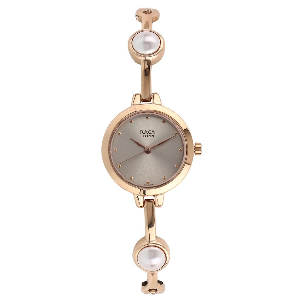 Titan Analog Rose Gold Dial Women's Watch NM2576WM01 / NL2576WM01 Price in India