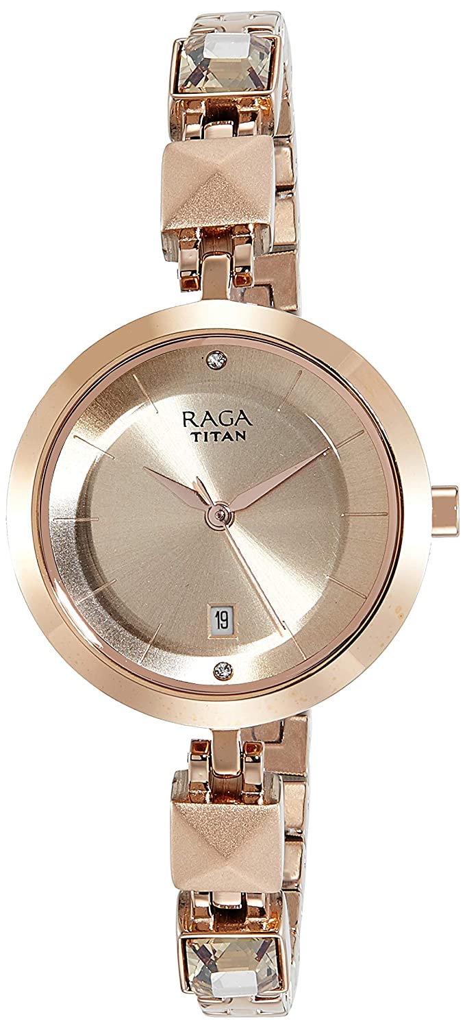 Titan Raga Viva Analog Rose Gold Dial Women's Watch -NM2606WM01 / NL2606WM01 Price in India