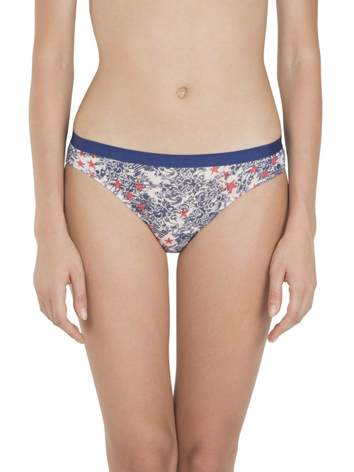 Jockey Cream Melange Printed UL52 Bikini Price in India