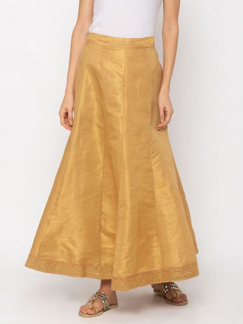 Globus Gold Regular Fit Skirt Price in India