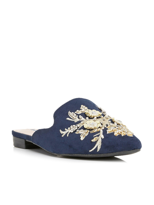 Dune London Galaxy Di Navy Mule Shoes Price in India