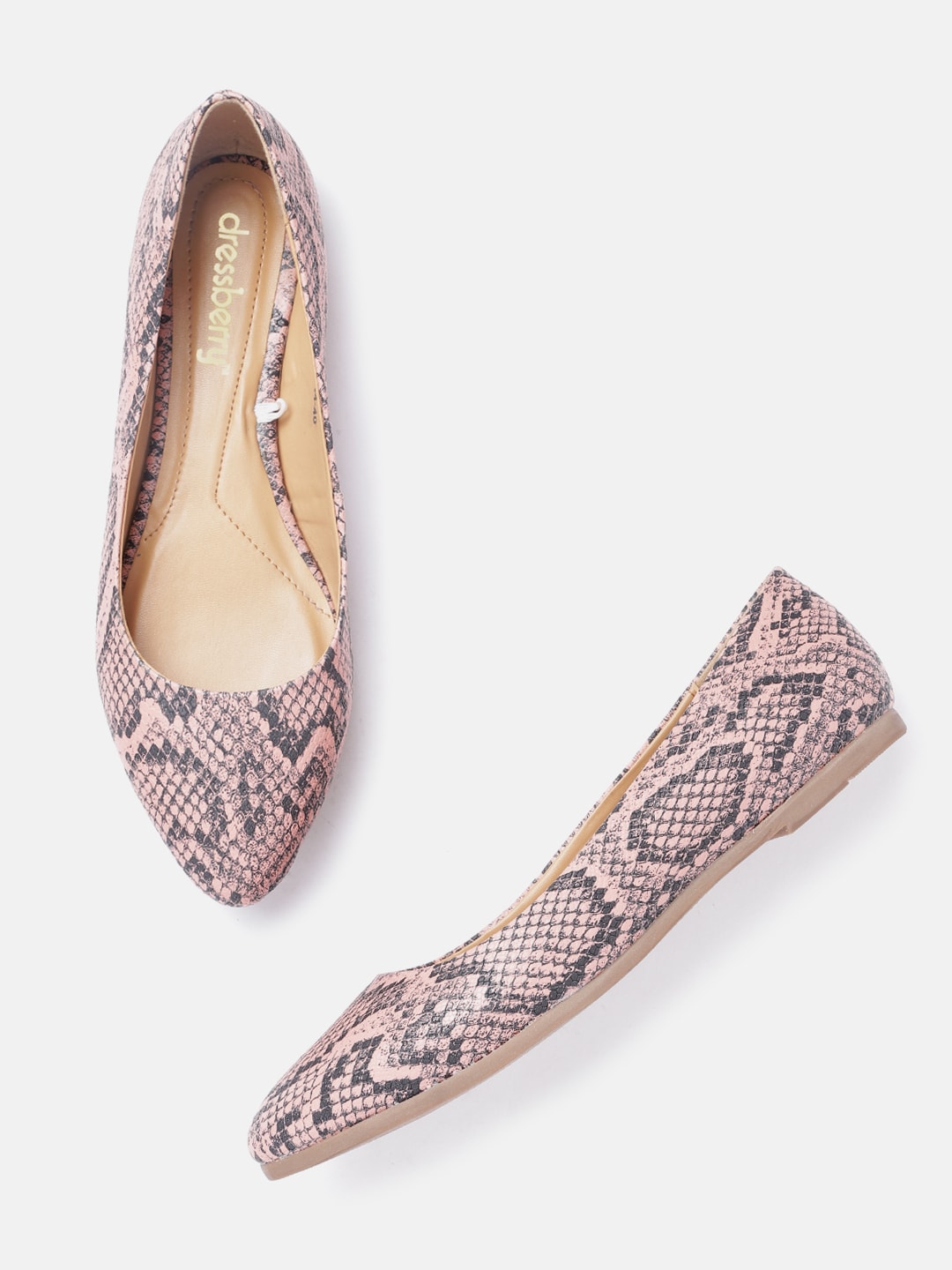 DressBerry Women Copper-Toned Woven Design Open Toe Flats Price in India,  Full Specifications & Offers