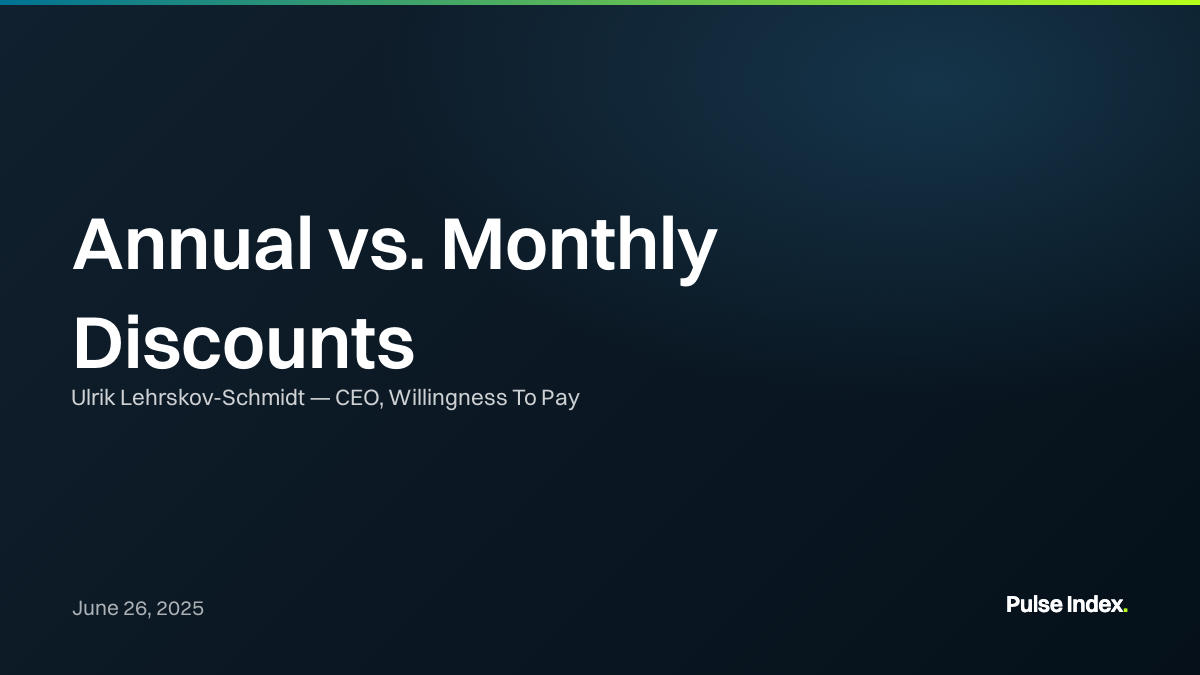 Annual vs. Monthly Discounts