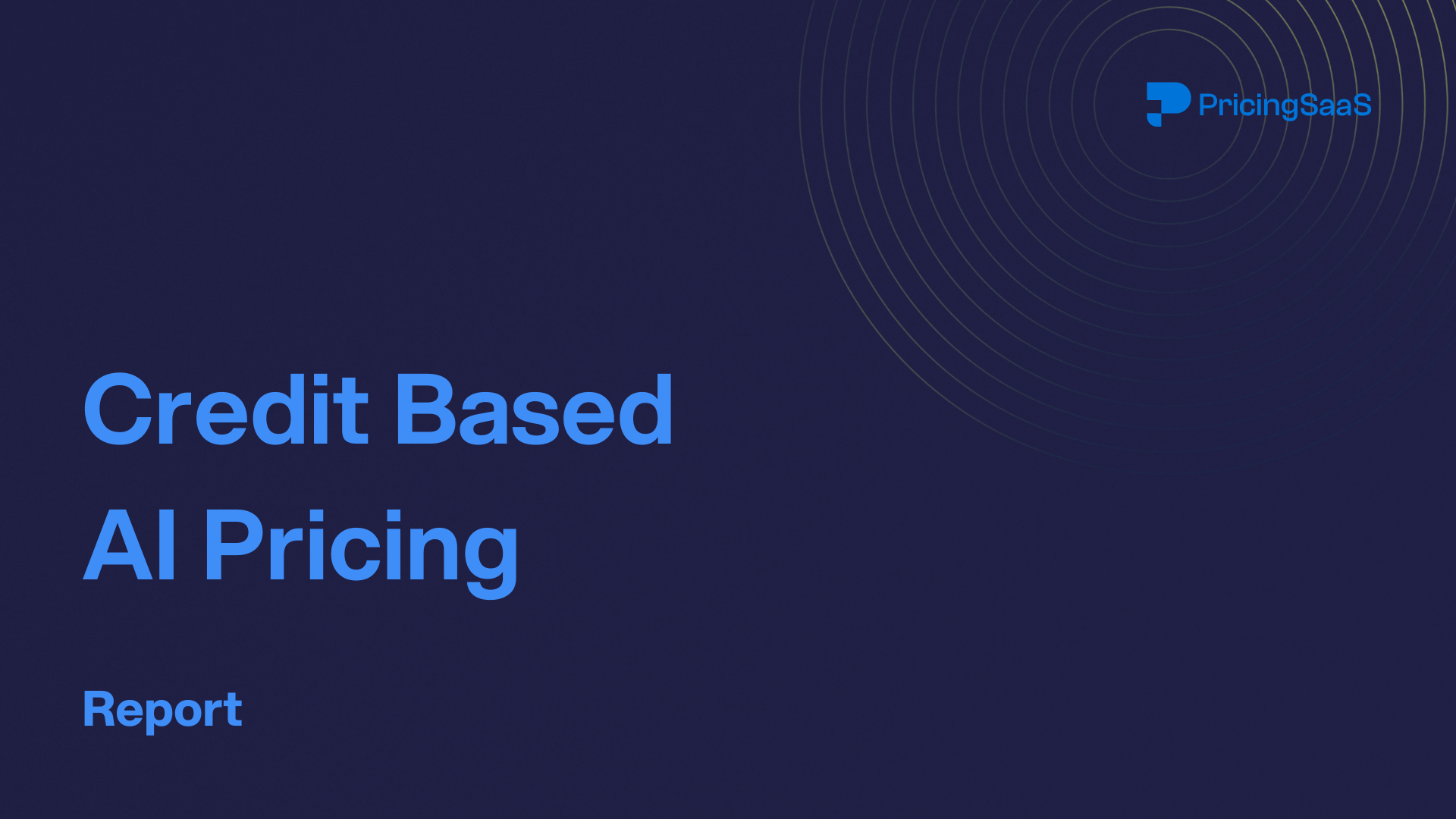 AI Credit Based Pricing