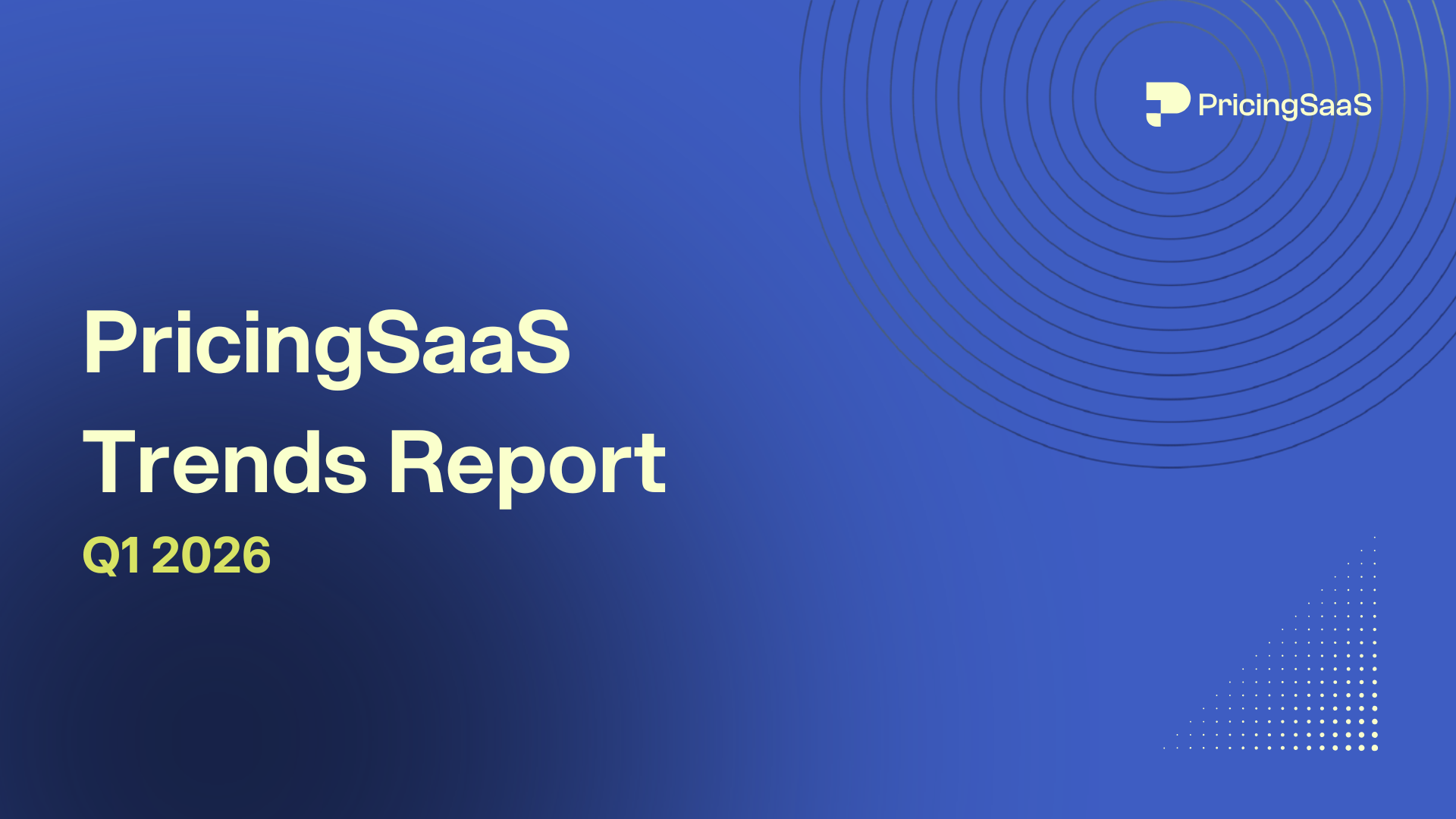 PricingSaaS Trends Report, Q1 2026