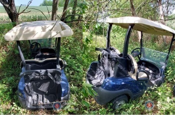 Stolen Golf Carts Recovered Within 30 Minutes in Edenbridge