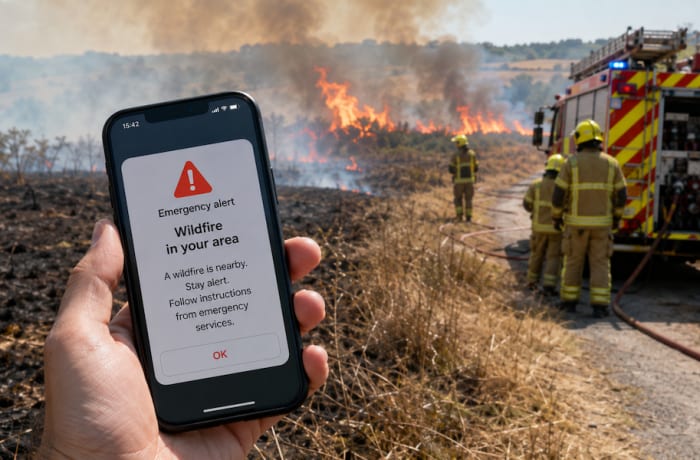 Friday's National Wildfire Alert Wasn't a Drill for West Kent - Here's Why It Was Sent