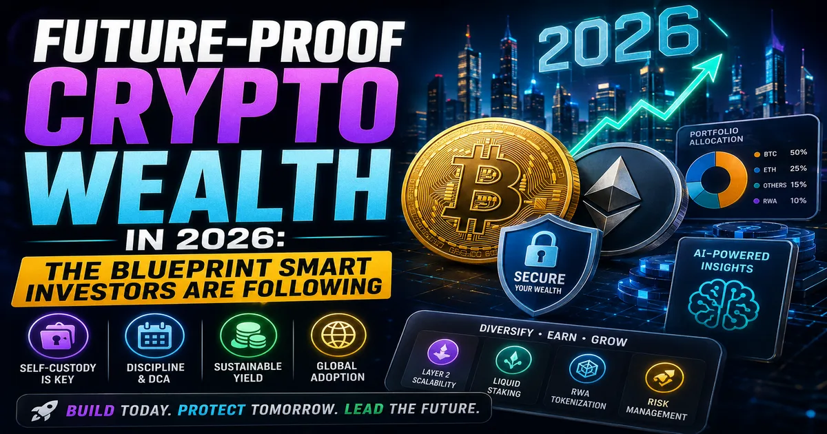 Future-Proof Crypto Wealth in 2026: The Blueprint Smart Investors Are Following